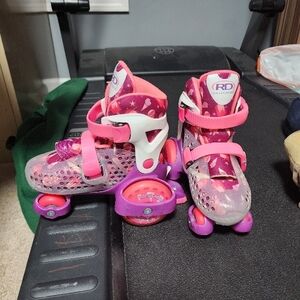 RD Pink and Purple Roller Skates